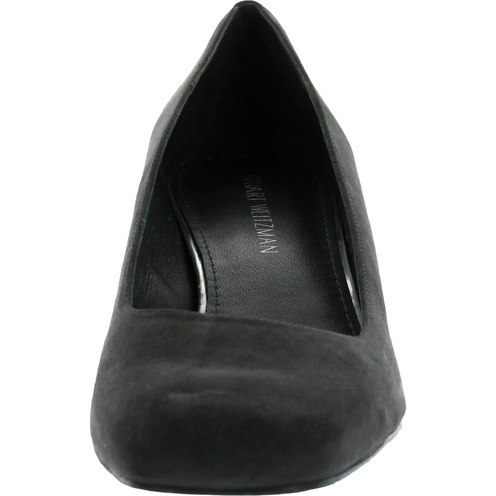 商品Stuart Weitzman|Stuart Weitzman Womens Mary Mid Faux Suede Square Toe Pumps,价格¥400,第4张图片详细描述