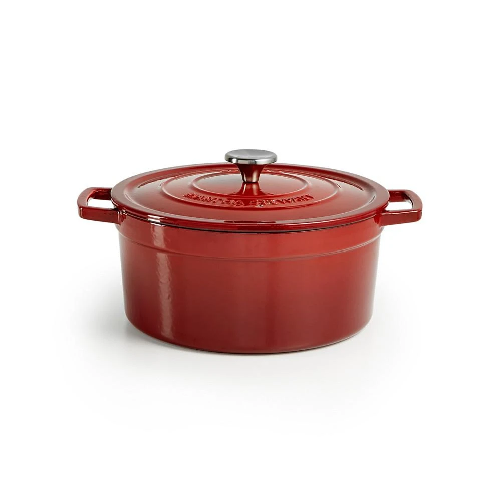 商品Martha Stewart|6-Qt. Dutch Oven 珐琅铸铁锅,价格¥524,第1张图片