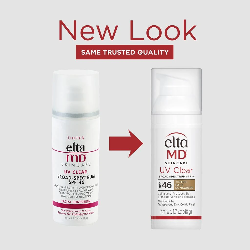 商品EltaMD|EltaMD UV Clear Broad-Spectrum SPF 46 - Tinted 1.7oz,价格¥386,第2张图片详细描述