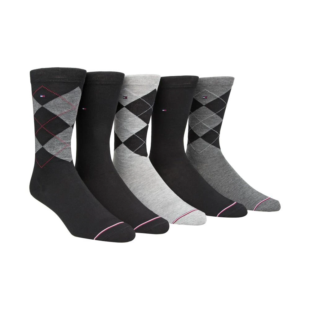 商品Tommy Hilfiger|Men's 5-Pk. Argyle Premium Crew Socks,价格¥218,第1张图片