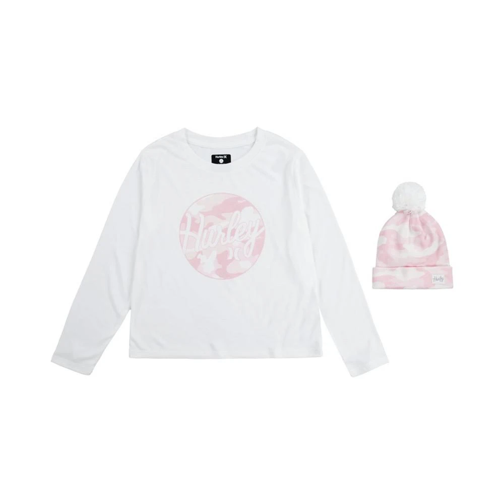 商品Hurley|Big Girls T-shirt with Beanie,价格¥90,第1张图片