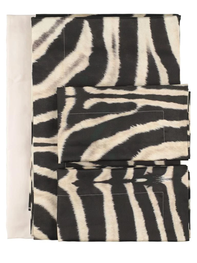 商品Roberto Cavalli|Mirror Zebra Bedding Set,价格¥3672,第1张图片