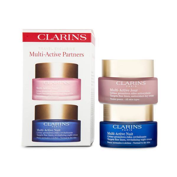 商品Clarins|娇韵诗多元活肤日晚霜套装50ml+50ml,价格¥882,第1张图片