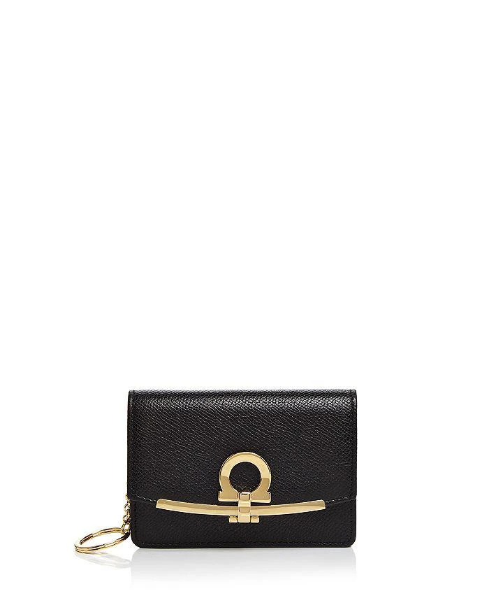 商品Salvatore Ferragamo|Salvatore Gancino Clip Coin Pouch,价格¥1809,第1张图片