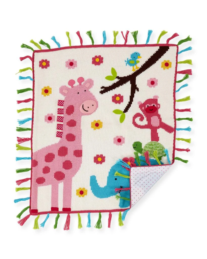 商品Art Walk|Kids' Jungle Mania Tassel Blanket,价格¥989,第2张图片详细描述