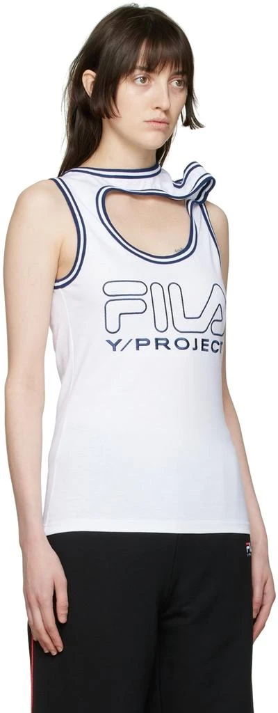 商品Y/Project|White Fila Edition Cotton Tank Top,价格¥503,第2张图片详细描述