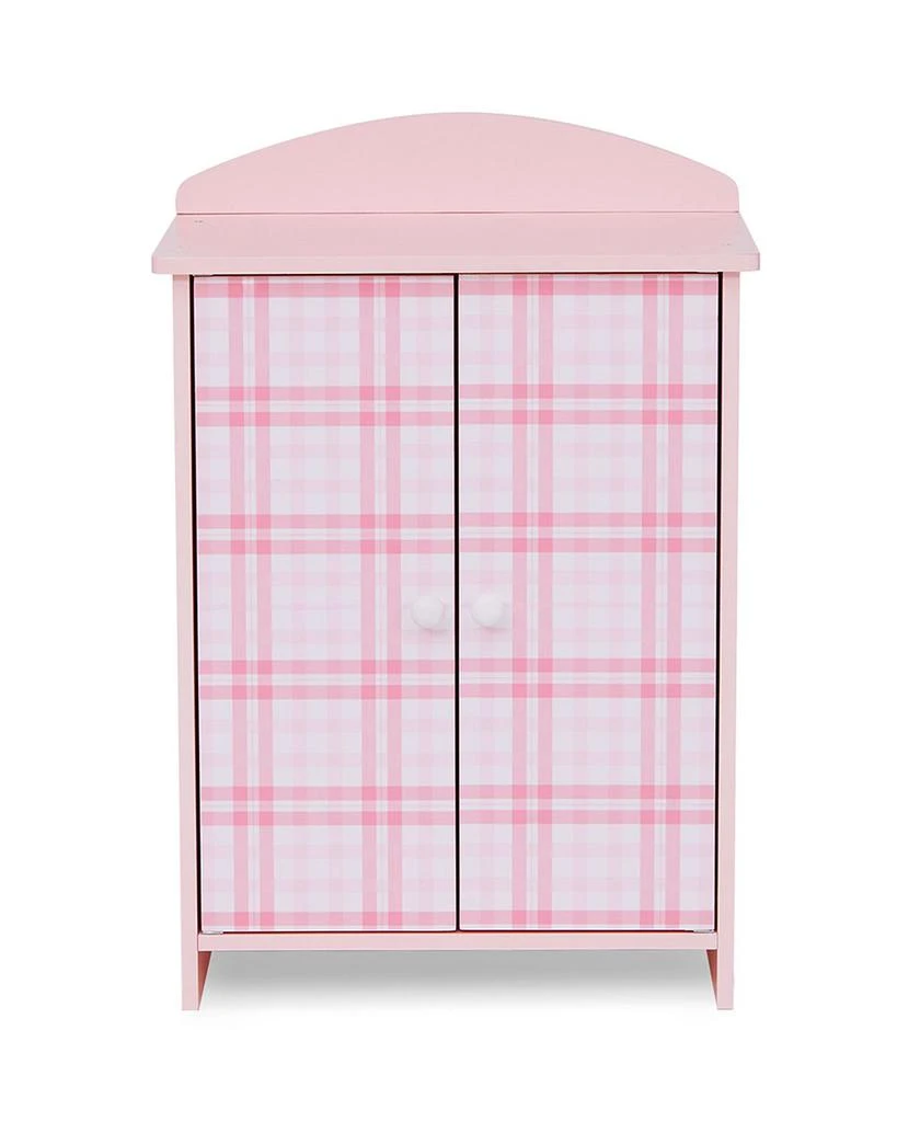 Sophia's by Kids Aurora Princess 18" Doll Pink Plaid Closet with Bathrobe & Slipper Pink/White - Ages 3-7 商品