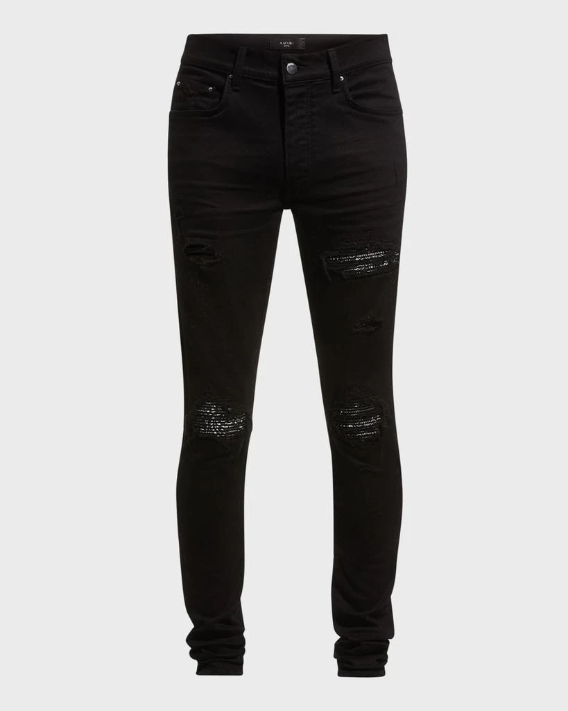 商品AMIRI|Men's MX1 Bandana Repair Skinny Jeans,价格¥8428,第1张图片