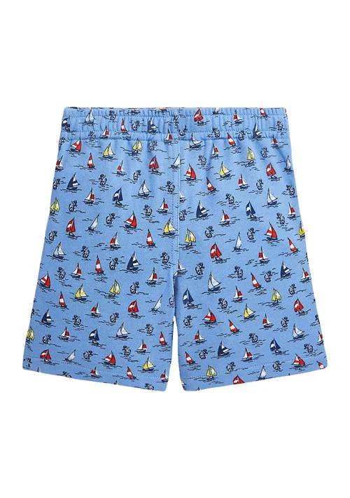 商品Ralph Lauren|Lauren Childrenswear Boys 2 7 Sailboat Print Spa Terry Shorts,价格¥452,第2张图片详细描述