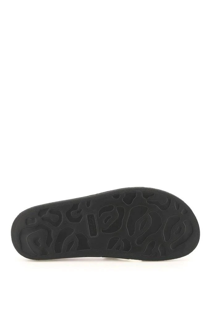 商品Alexander McQueen|'McQUEEN GRAFFITI' RUBBER SLIDERS,价格¥2164,第5张图片详细描述