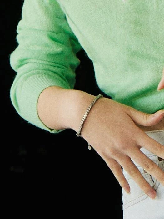 商品Pepe Zoo|Squallo Vintage Silver Bracelet,价格¥1129,第2张图片详细描述