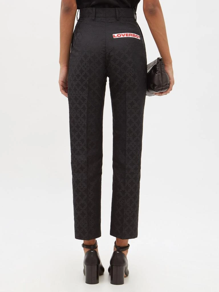 商品Charles Jeffrey Loverboy|They Them geometric-jacquard twill suit trousers,价格¥2366,第5张图片详细描述
