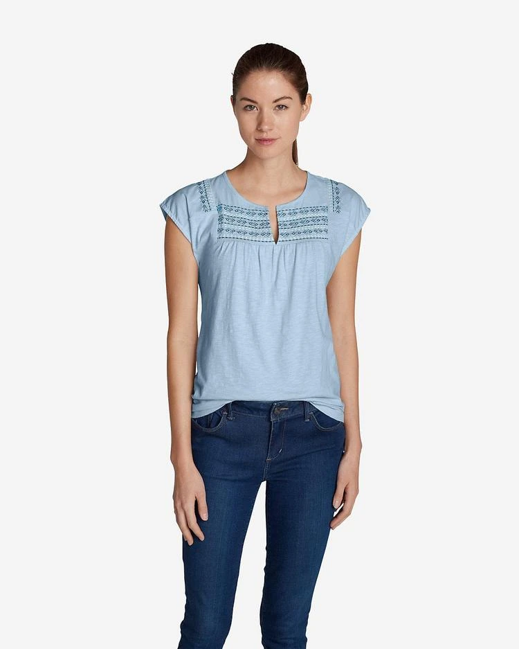 商品Eddie Bauer|Women's Laurel Canyon Embroidered Top,价格¥261,第1张图片