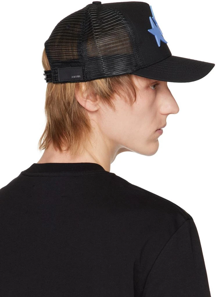 商品AMIRI|Black Three Star Trucker Cap,价格¥2891,第3张图片详细描述