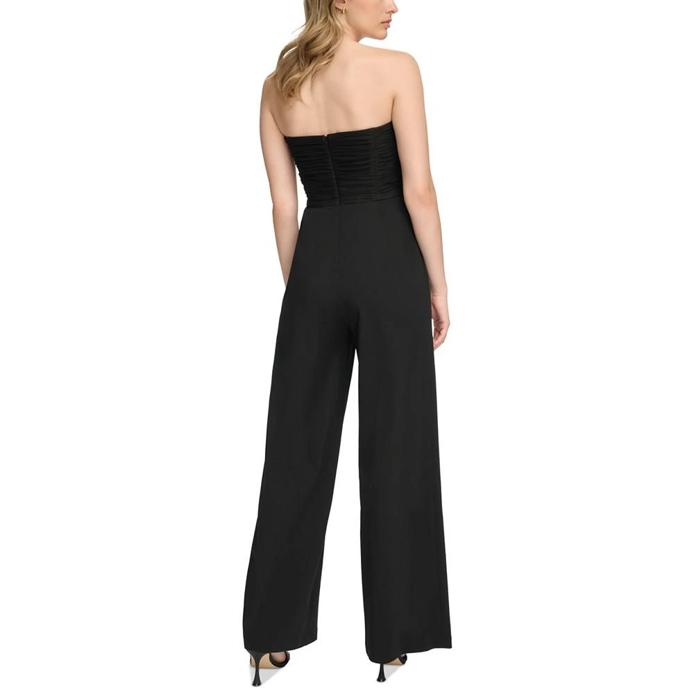 商品Calvin Klein|Women's Ruched-Bodice Strapless Jumpsuit,价格¥1263,第2张图片详细描述