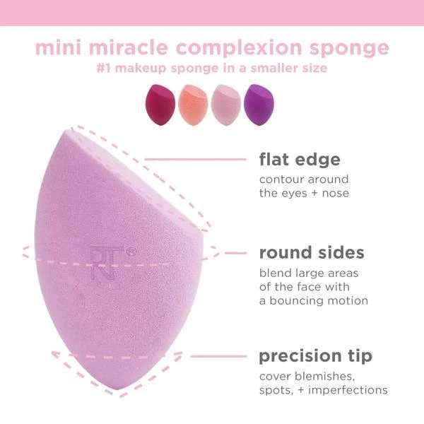 商品Real Techniques|Real Techniques 4 Mini Miracle Complexion Sponges,价格¥65,第5张图片详细描述