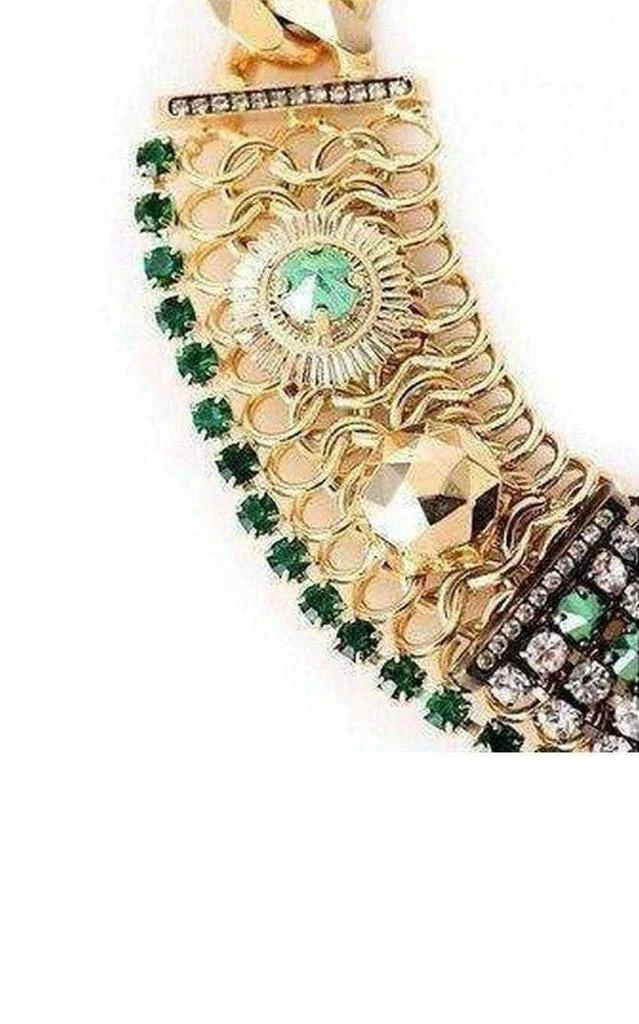 商品Iosselliani|Exotic Chain Crystal Chocker,价格¥5778,第2张图片详细描述