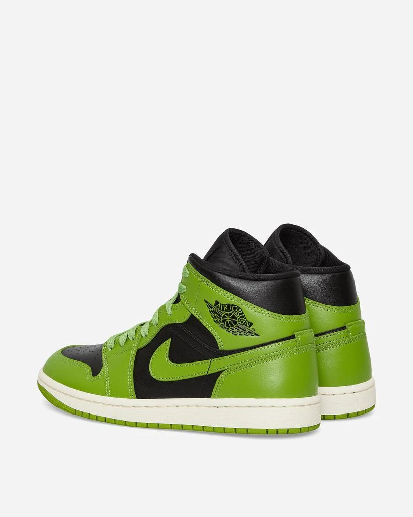 商品Jordan|WMNS Air Jordan 1 Mid Sneakers Black / Altitude Green,价格¥1014,第5张图片详细描述