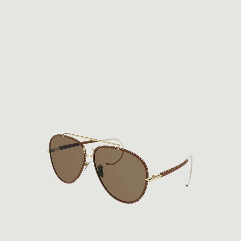 商品Chloé|Shiny Classic Glasses Gold CHLOÉ,价格¥3415,第1张图片