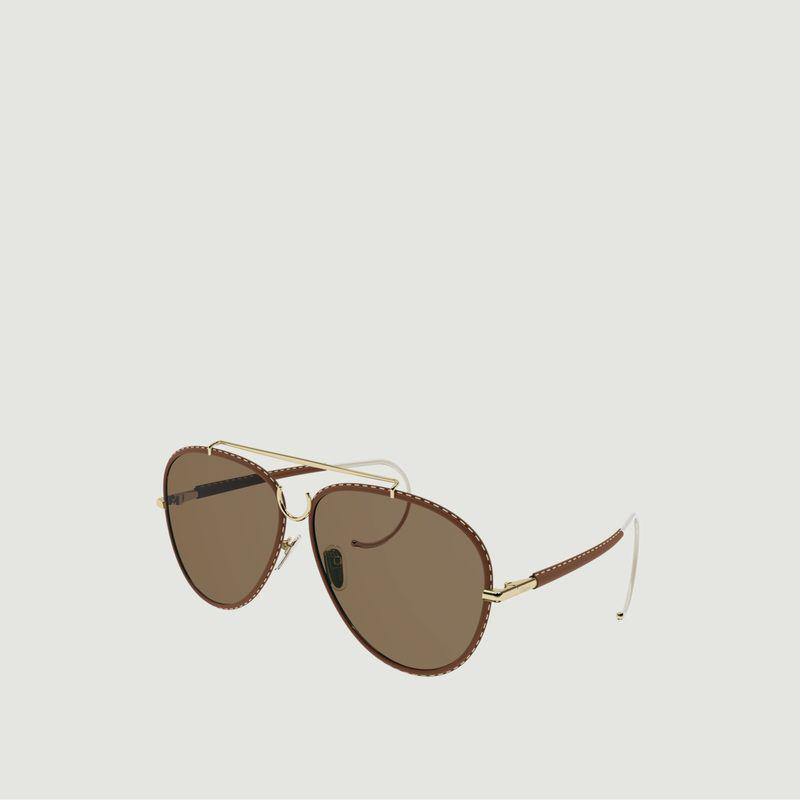 商品Chloé|Shiny Classic Glasses Gold CHLOÉ,价格¥2919,第1张图片