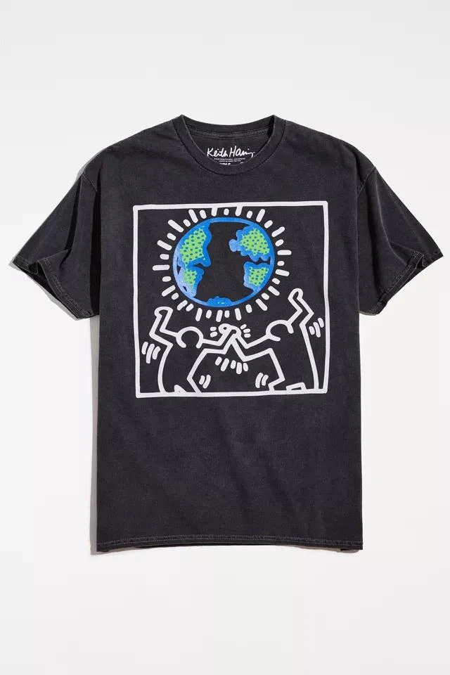 商品Urban Outfitters|Keith Haring Love The Earth Tee,价格¥265,第1张图片