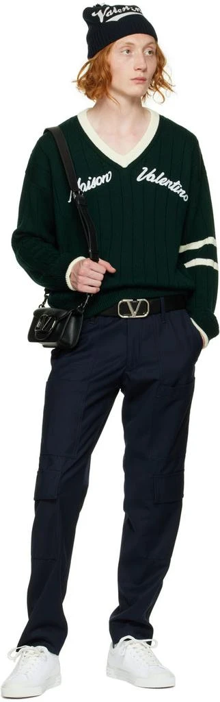 商品Valentino|Black V-Logo Belt,价格¥2216,第3张图片详细描述