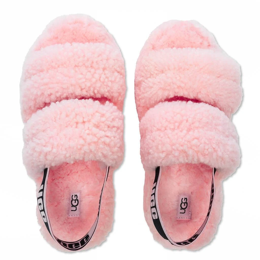 商品UGG|UGG Women's Oh Fluffita - Pink Scallop,价格¥905,第4张图片详细描述