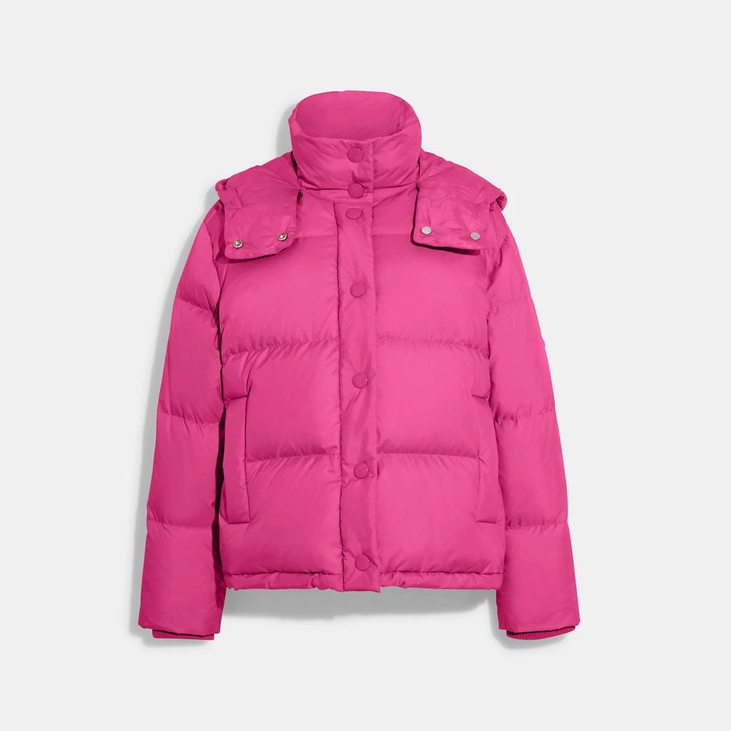 商品Coach|Coach Outlet Short Down Puffer,价格¥1864,第2张图片详细描述