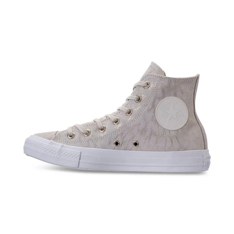 商品Converse|Women's Chuck Taylor Hi Shimmer Casual Sneakers from Finish Line,价格¥195,第4张图片详细描述