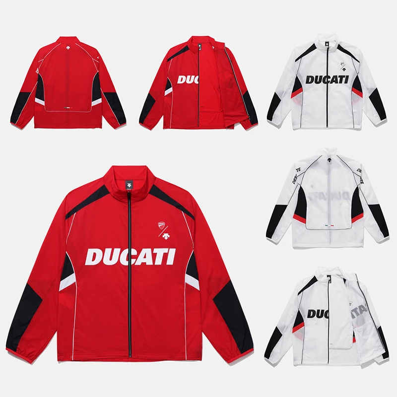 商品DESCENTE|【享贝家】ZY-（预售款）迪桑特 杜卡迪联名 男女超薄休闲速干透气外套 春夏新款 SO221IWB52,价格¥1082,第1张图片