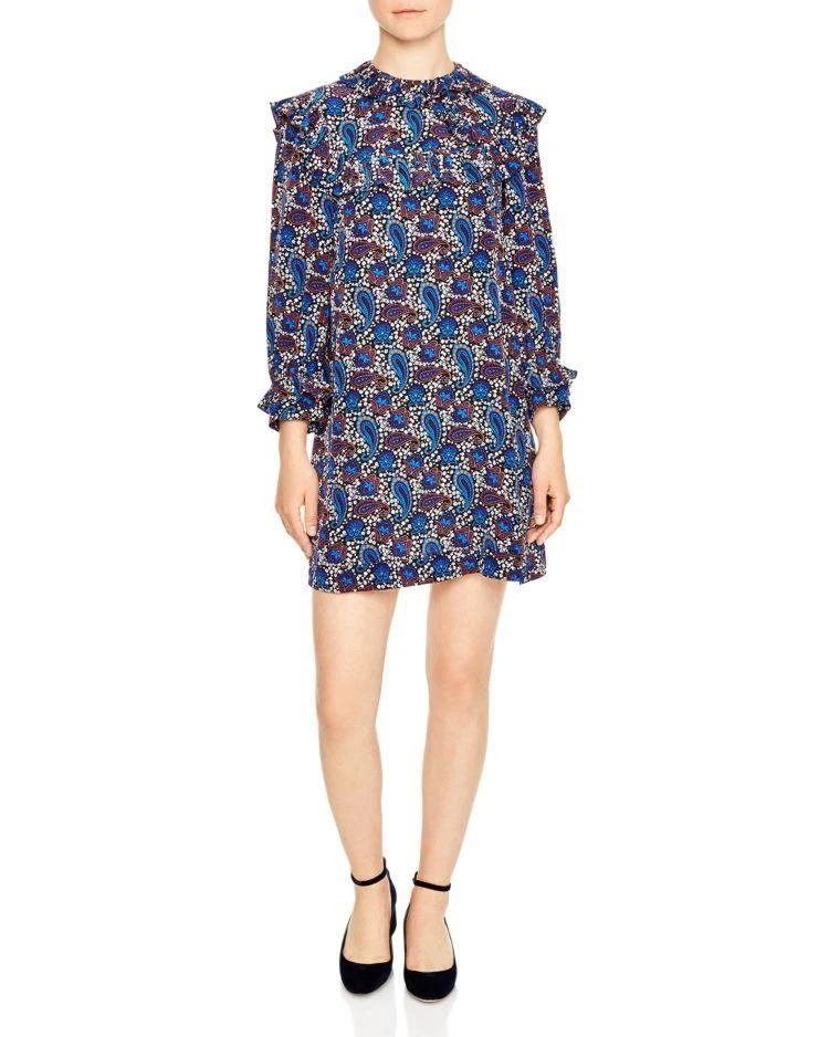 商品Sandro|Eulalie Paisley-Print Dress ,价格¥2565,第1张图片