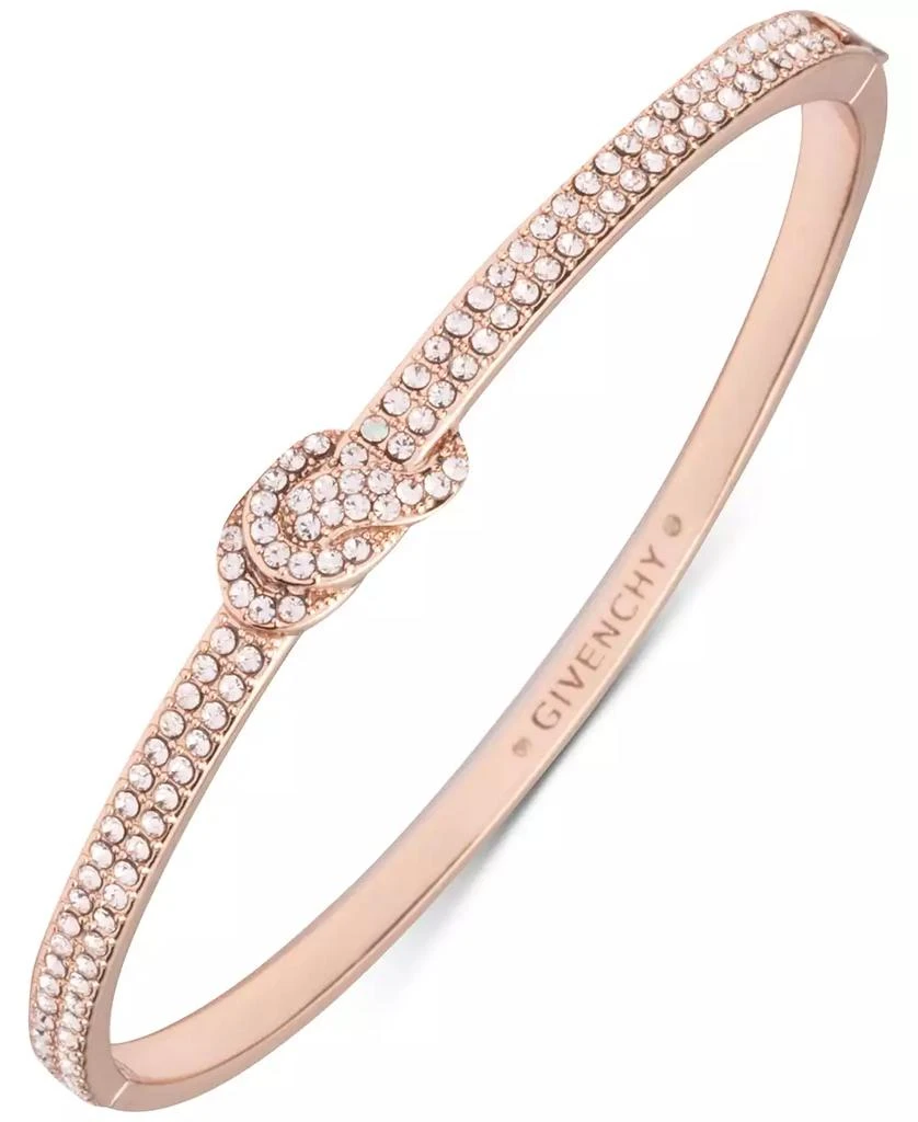 商品Givenchy|Crystal Pavé Knot Bangle Bracelet,价格¥227,第1张图片