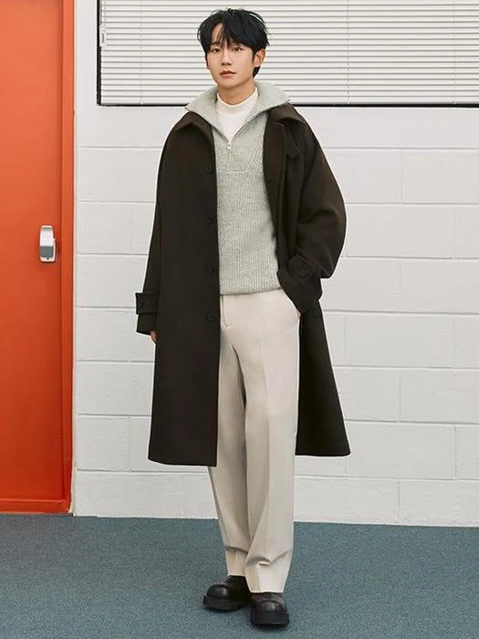 Semi-Wide Pintuck Elastic Band Pant 商品