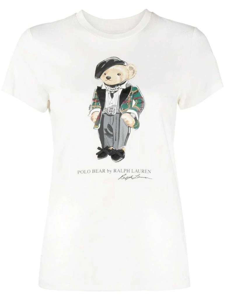 商品Ralph Lauren|Plaid tuxedo polo bear jersey t-shirt,价格¥437,第1张图片