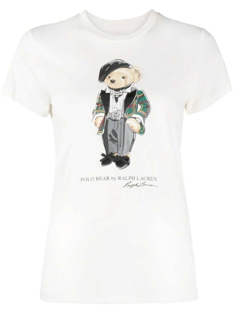 商品Ralph Lauren|Plaid tuxedo polo bear jersey t-shirt,价格¥538,第1张图片