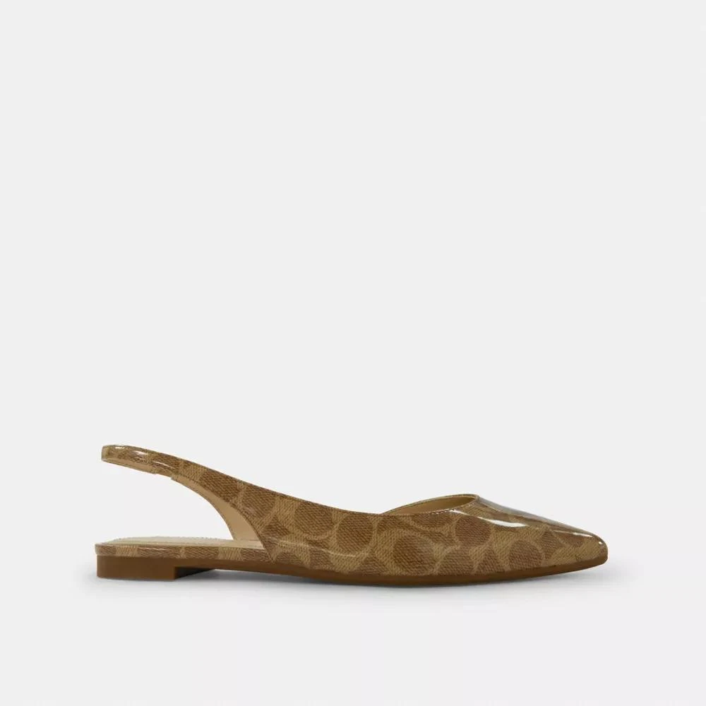 商品Coach|Valerie Slingback In Signature Canvas,价格¥441,第1张图片