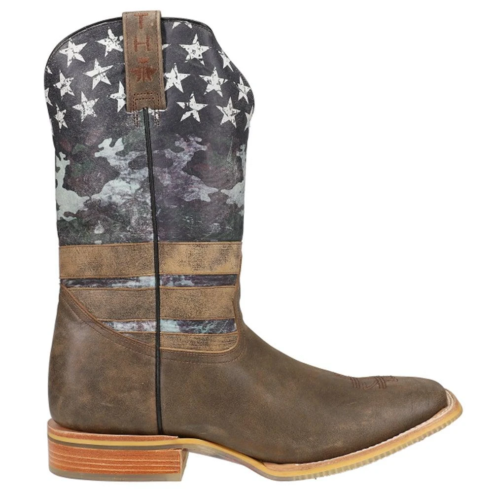 商品Tin Haul|Freedom Square Toe Cowboy Boots,价格¥1959,第1张图片