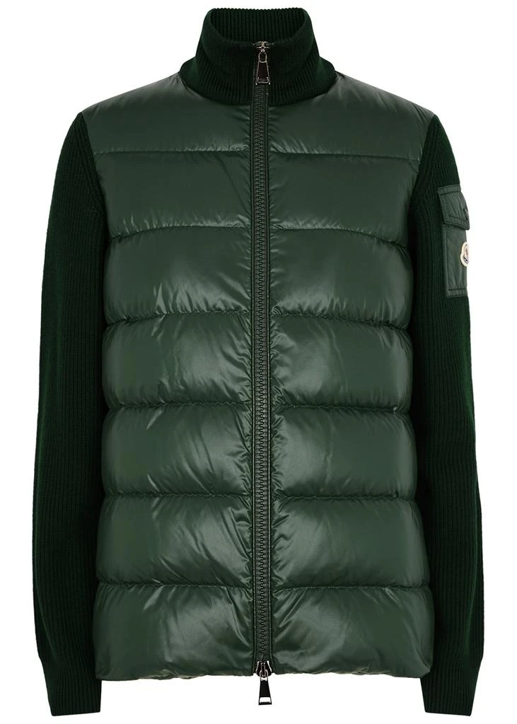 商品Moncler|Quilted shell and wool jacket,价格¥6649,第1张图片