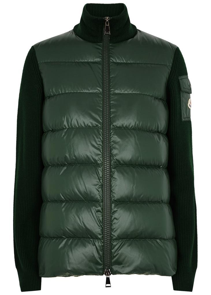 商品Moncler|Quilted shell and wool jacket,价格¥5950,第1张图片