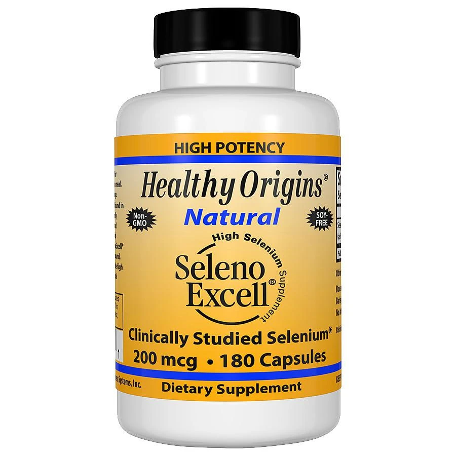 商品Healthy Origins|Seleno Excell Selenium 200mcg, Capsules,价格¥97,第1张图片