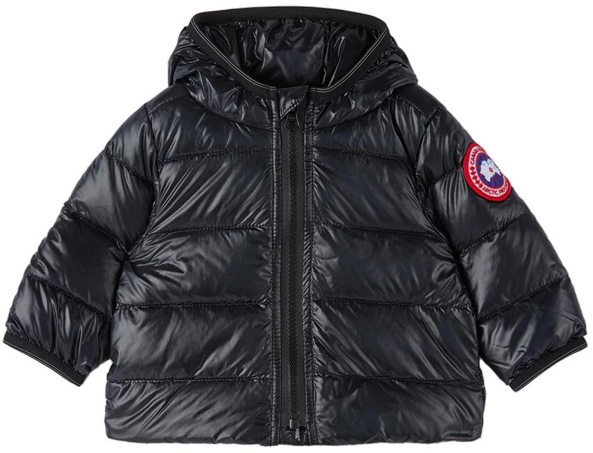 商品Canada Goose|Baby Black Crofton Hoody Down Jacket,价格¥4471,第1张图片