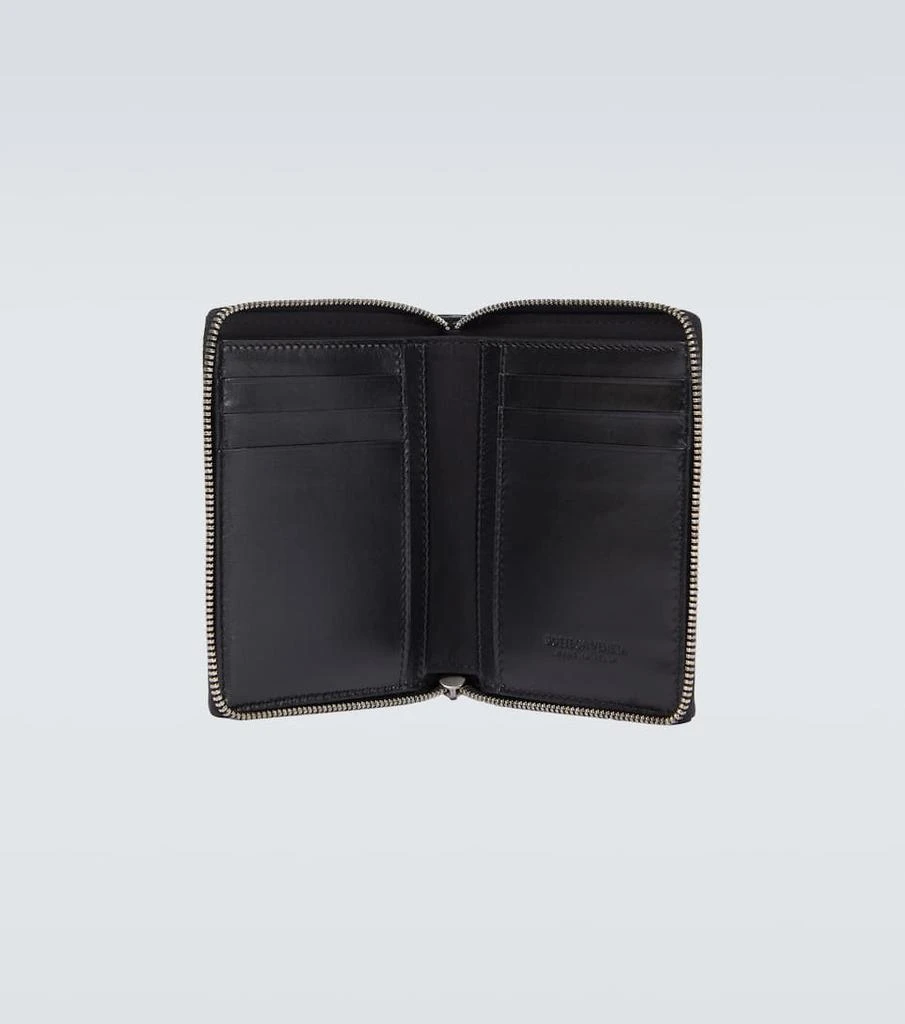 商品Bottega Veneta|Intreccio编织拉链皮革钱包,价格¥6249,第2张图片详细描述