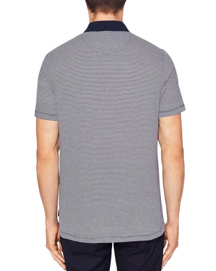 商品Ted Baker London|Whippet Flat Knit Collar Regular Fit Polo,价格¥529,第3张图片详细描述
