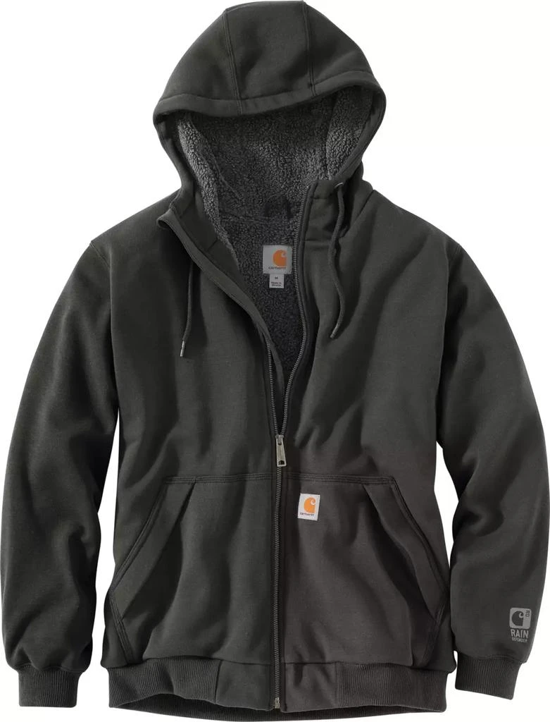商品Carhartt|Carhartt Men's Rain Defender Rockland Sherpa-Lined Hooded Sweatshirt,价格¥517-¥591,第1张图片