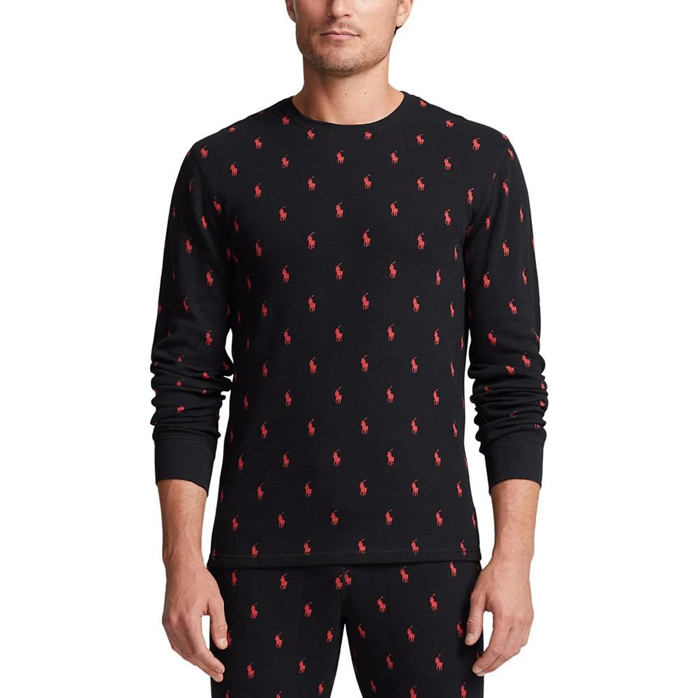 商品Ralph Lauren|Men's Waffle-Knit Thermal Sleep Shirt,价格¥452,第1张图片