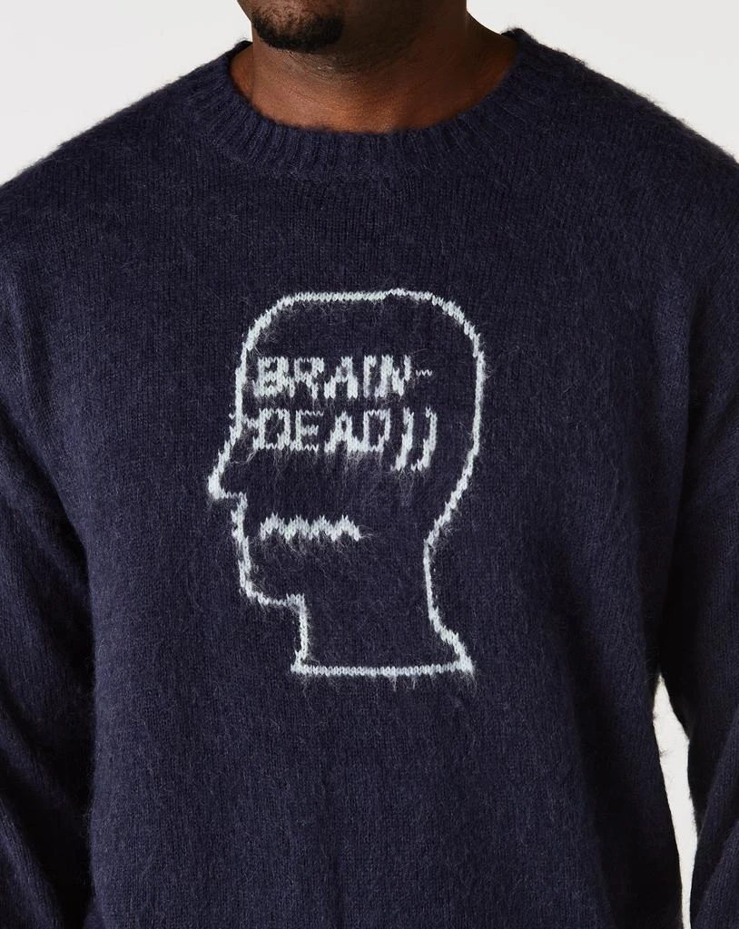 商品Brain Dead|Logohead Pile Crewneck Sweater,价格¥1344,第4张图片详细描述