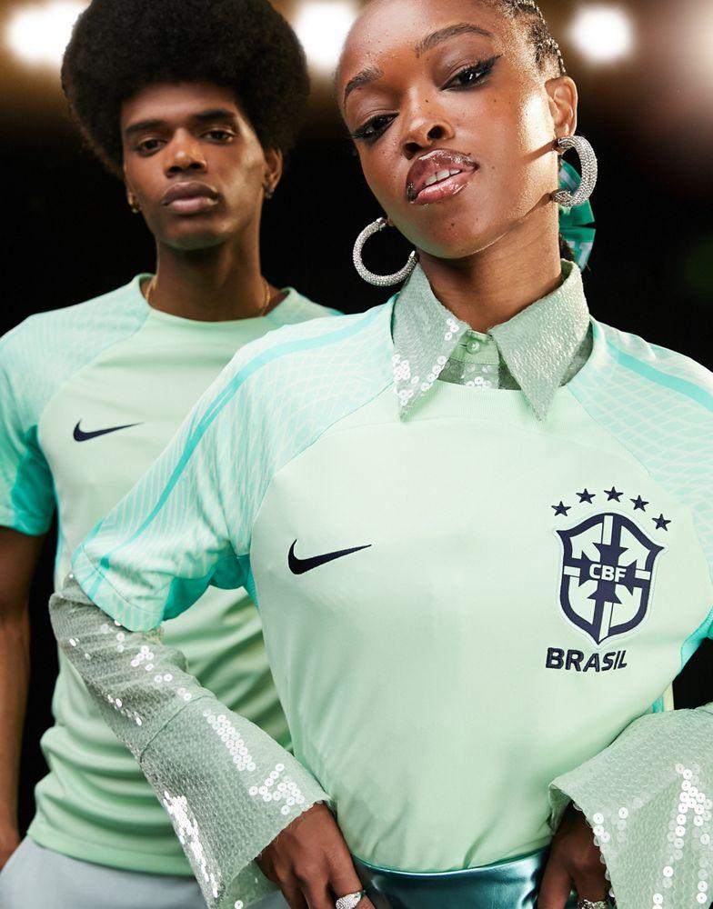 Nike Football World Cup 2022 Brazil unisex t-shirt in green商品第1张图片规格展示