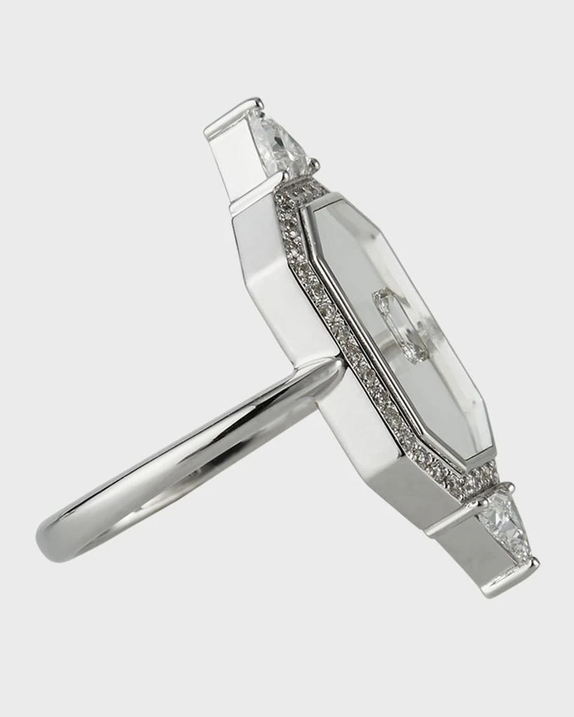 商品Nikos Koulis|Universe Line 18k White Gold Mixed-Diamond Ring, Size 6.75,价格¥62396,第3张图片详细描述