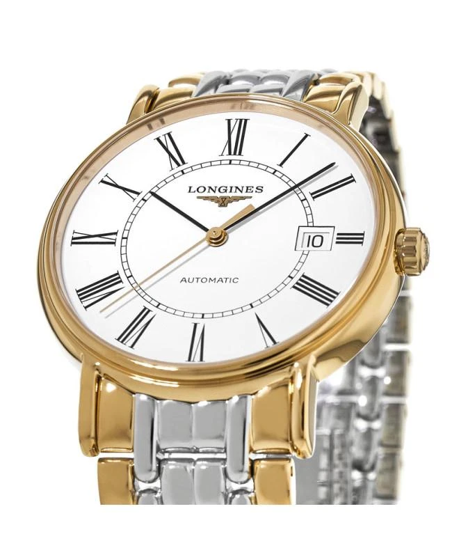 商品Longines|Longines Presence Automatic Stainless Steel & Yellow Gold Plated White Dial   Men's Watch L4.921.2.11.7,价格¥9029,第2张图片详细描述