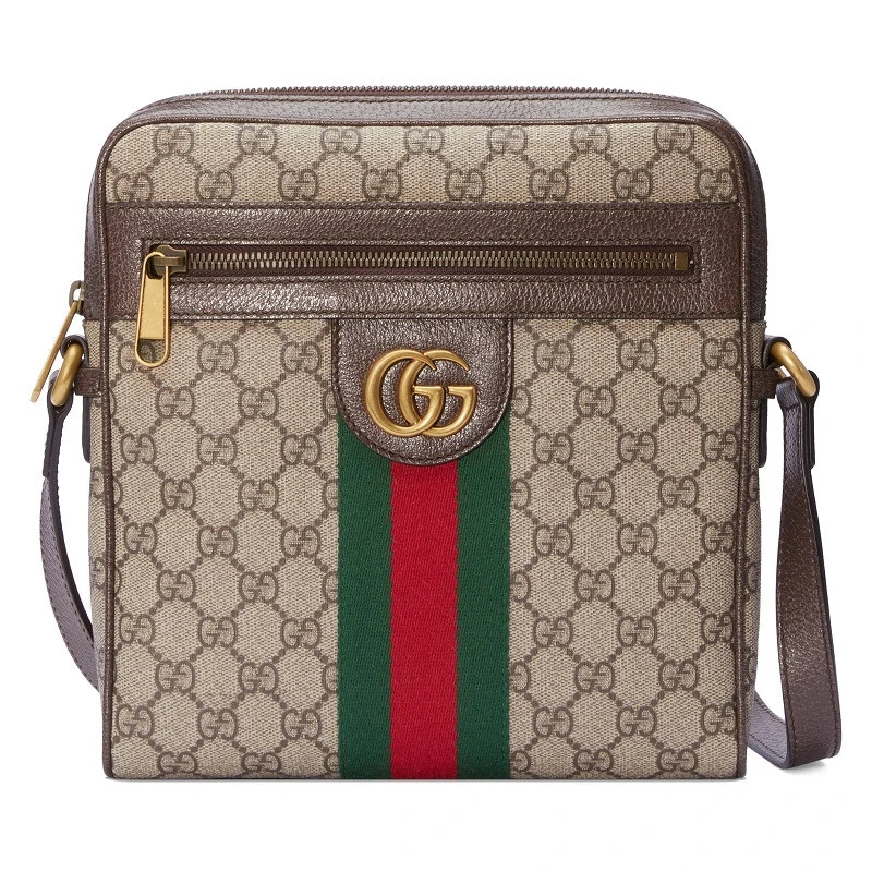 商品Gucci|GUCCI/古驰 Ophidia系列小号GG男士邮差包单肩包 ‎547926 96IWT 8745,价格¥10200,第1张图片
